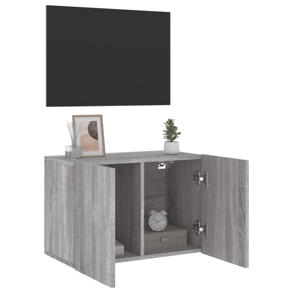 vidaXL Mueble para TV de pared gris Sonoma 60x30x41 cm - Image 4