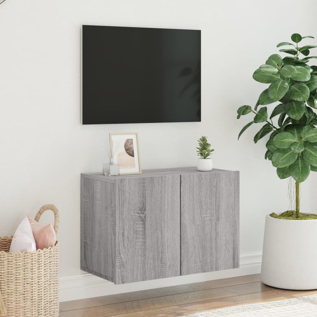 vidaXL Mueble para TV de pared gris Sonoma 60x30x41 cm - Image 3