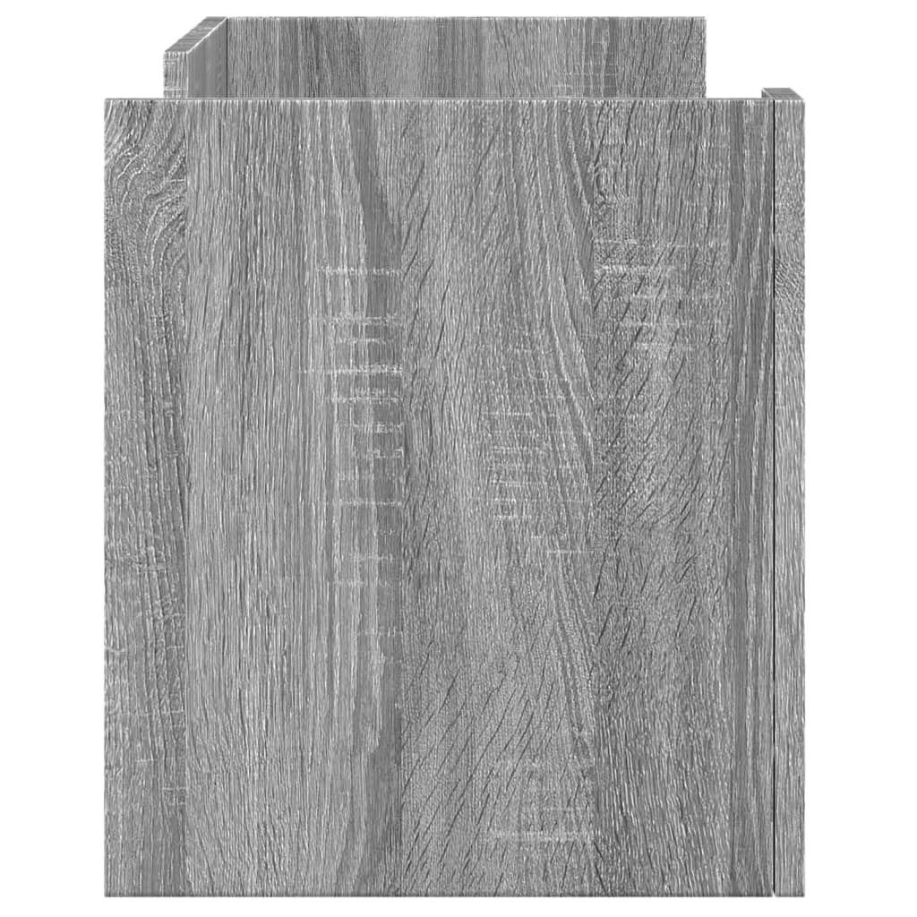 vidaXL Mueble de TV madera de ingeniería gris Sonoma 80x35x40 cm - Image 5