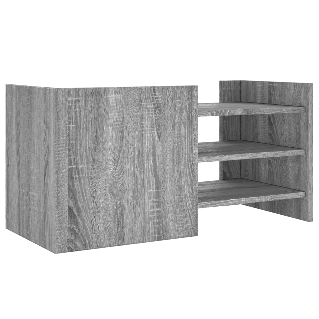 vidaXL Mueble de TV madera de ingeniería gris Sonoma 80x35x40 cm - Image 6