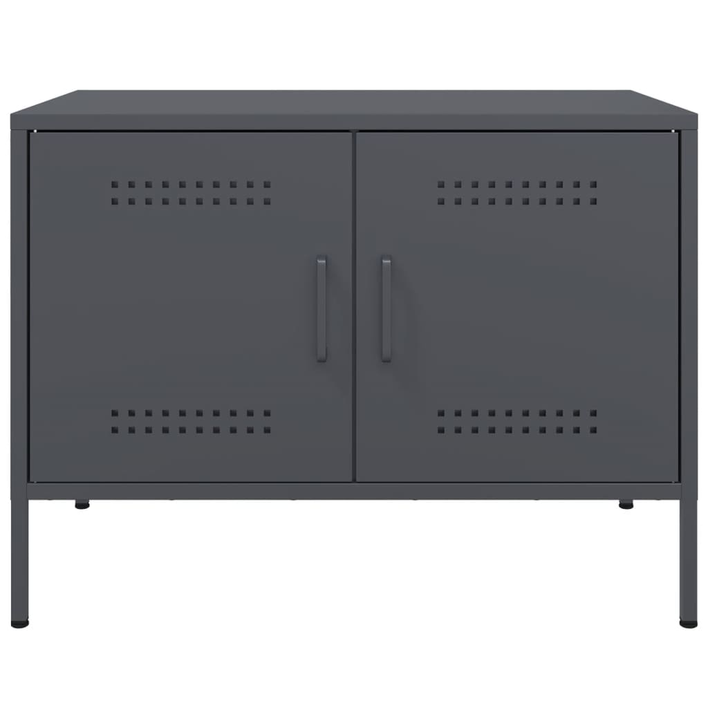 vidaXL Mueble de TV acero gris antracita 68x39x50,5 cm - Image 6