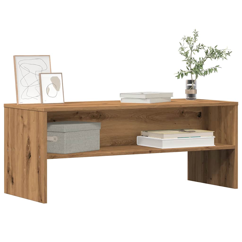 vidaXL Mueble de TV madera de ingeniería roble artisan 100x40x40 cm - Image 3
