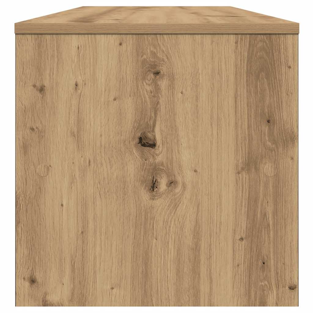 vidaXL Mueble de TV madera de ingeniería roble artisan 100x40x40 cm - Image 5