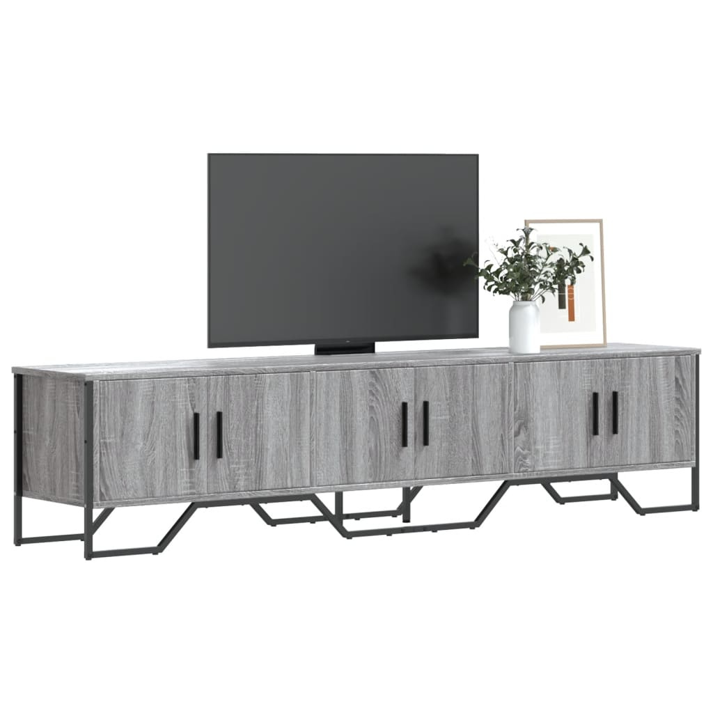 vidaXL Mueble de TV madera de ingeniería gris Sonoma 180x34x41 cm