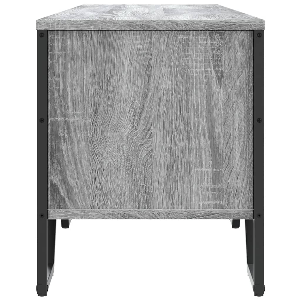 vidaXL Mueble de TV madera de ingeniería gris Sonoma 180x34x41 cm - Image 5
