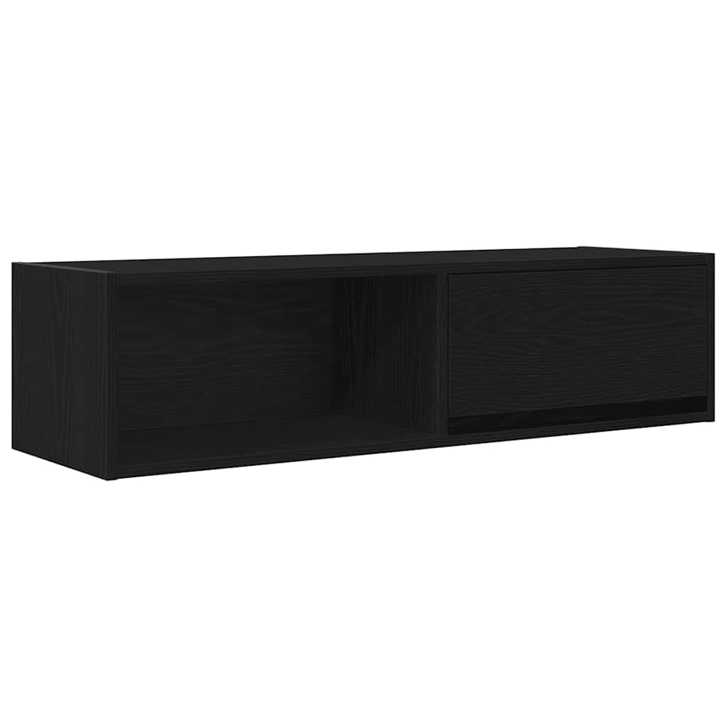 vidaXL Muebles de TV 2 uds Roble Negro 100x31x25,5cm Madera ingeniería - Image 6