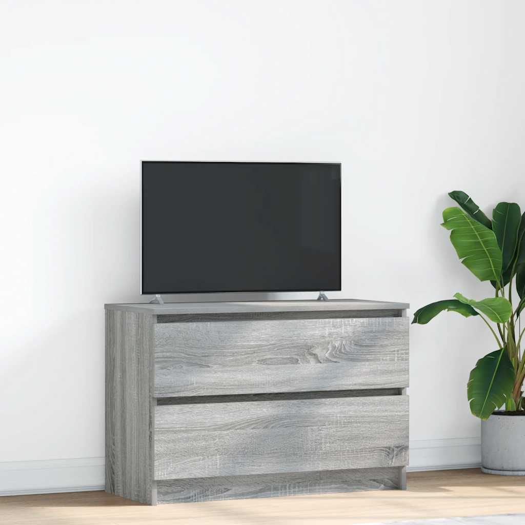 vidaXL Mueble de TV Sonoma gris 80x35x54 cm madera de ingeniería