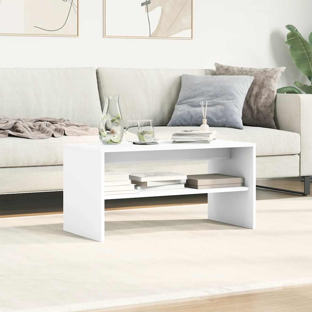 vidaXL Mueble para TV madera contrachapada blanco 80x40x40 cm - Image 4