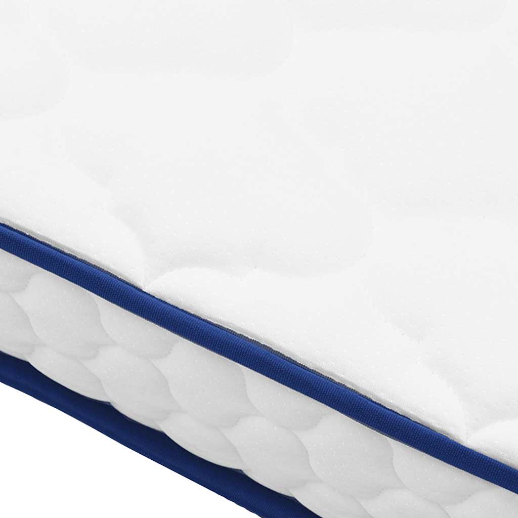 vidaXL Colchón de espuma viscoelástica blanco 80x200x17 cm suave - Image 6