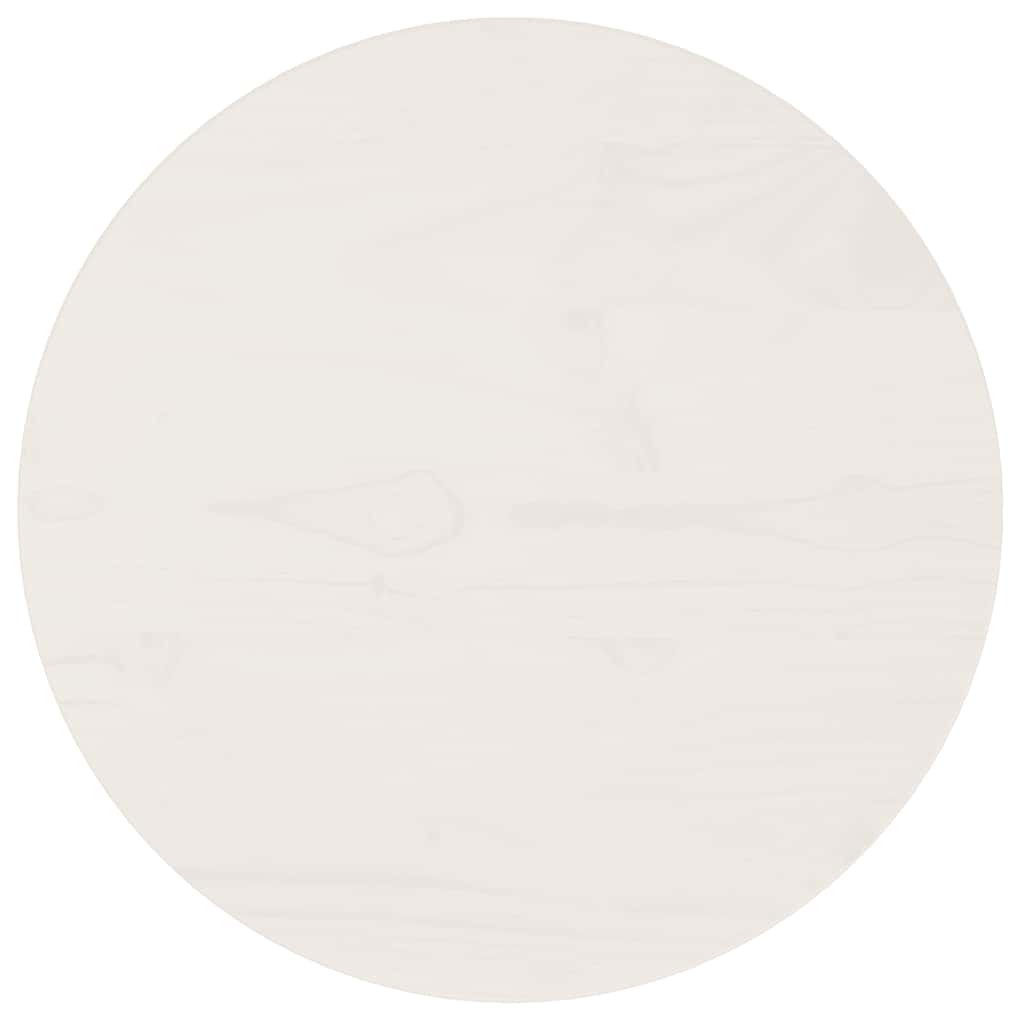vidaXL Superficie de mesa madera maciza de pino blanco Ø40x2,5 cm
