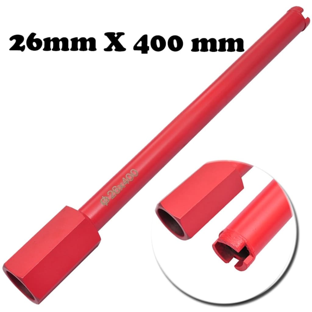 Broca de diamante para perforación en seco / húmedo 26 x 400 mm - Image 4