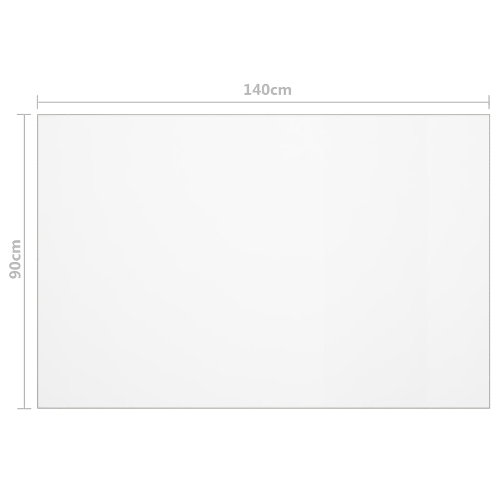 vidaXL Protector de mesa PVC mate 140x90 cm 1,6 mm - Image 6