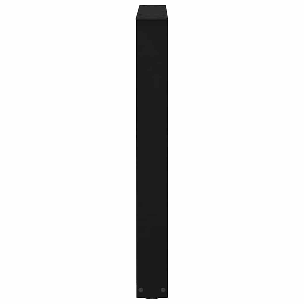 vidaXL Patas para mesa de comedor en forma de V (2 unidades), color negro, 70 x (72-73,3) cm, acero - Image 6