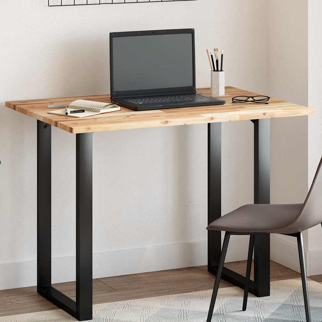 vidaXL Tablero de mesa rectangular madera maciza acacia 80x70x2 cm