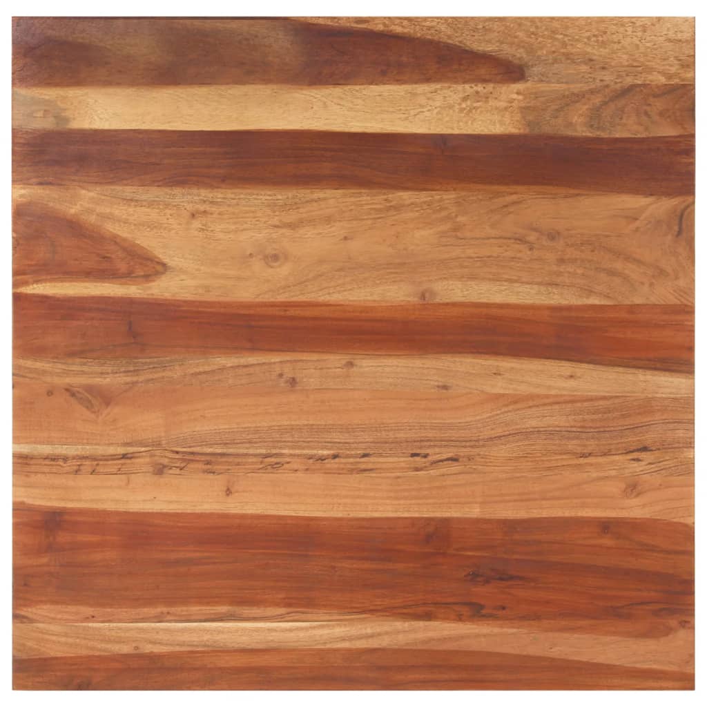 vidaXL Tablero de mesa madera maciza de acacia 15-16 mm 80x80 cm