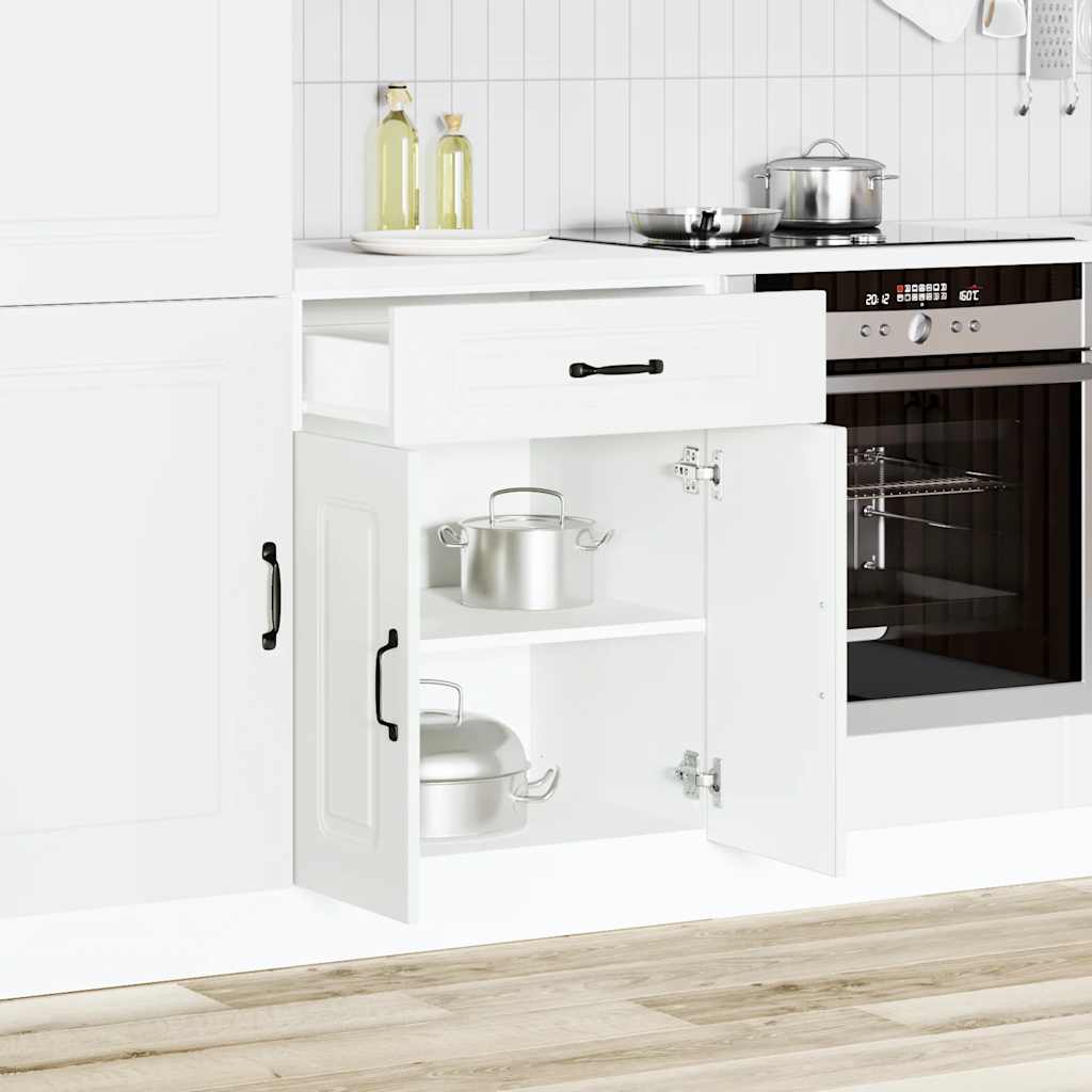 vidaXL Mueble bajo de cocina Kalmar madera de ingeniería blanca