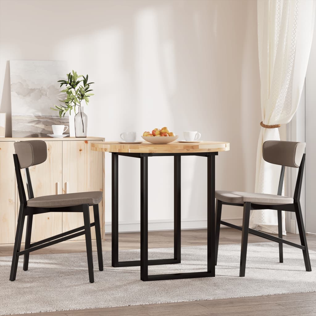 vidaXL Tablero de mesa redondo madera maciza de acacia Ø80x4 cm - Image 3