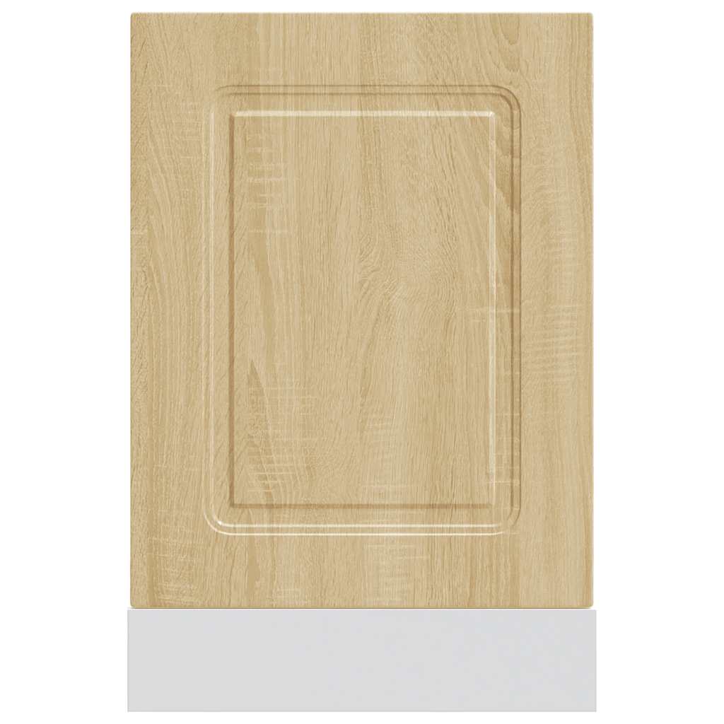 vidaXL Panel para lavavajillas Kalmar roble sonoma 45x1,5x67 cm - Image 4