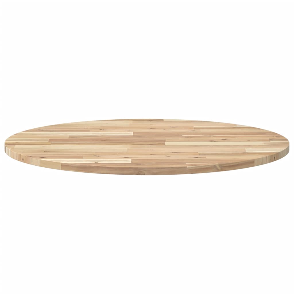 vidaXL Tablero de mesa redondo madera maciza de acacia Ø80x2 cm - Image 4