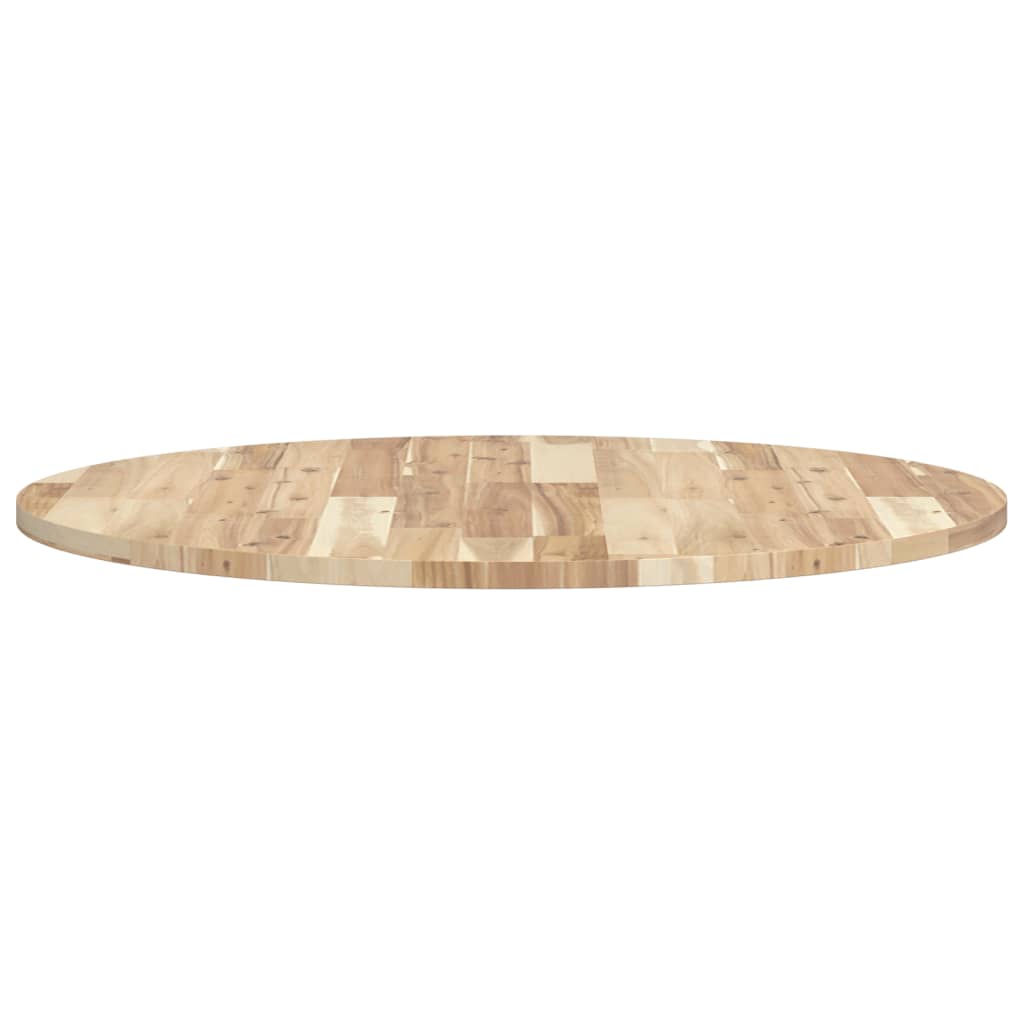 vidaXL Tablero de mesa redondo madera maciza de acacia Ø80x2 cm - Image 6