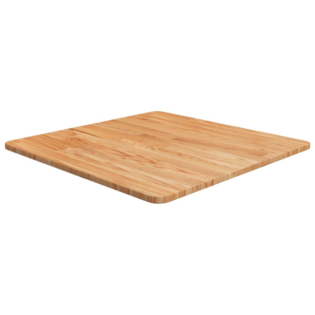 vidaXL Tablero de mesa cuadrado madera roble marrón claro 60x60x1,5 cm