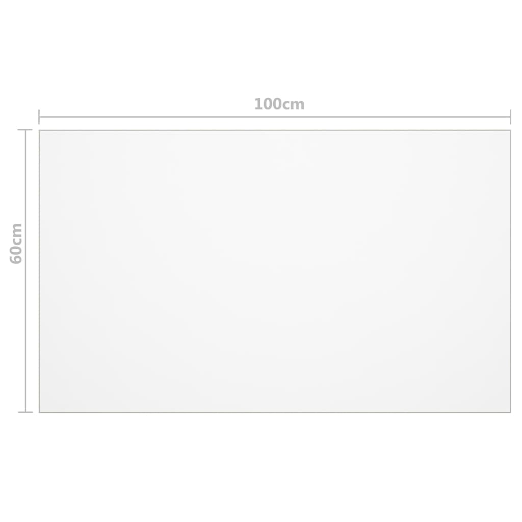 vidaXL Protector de mesa PVC mate 100x60 cm 1,6 mm - Image 6