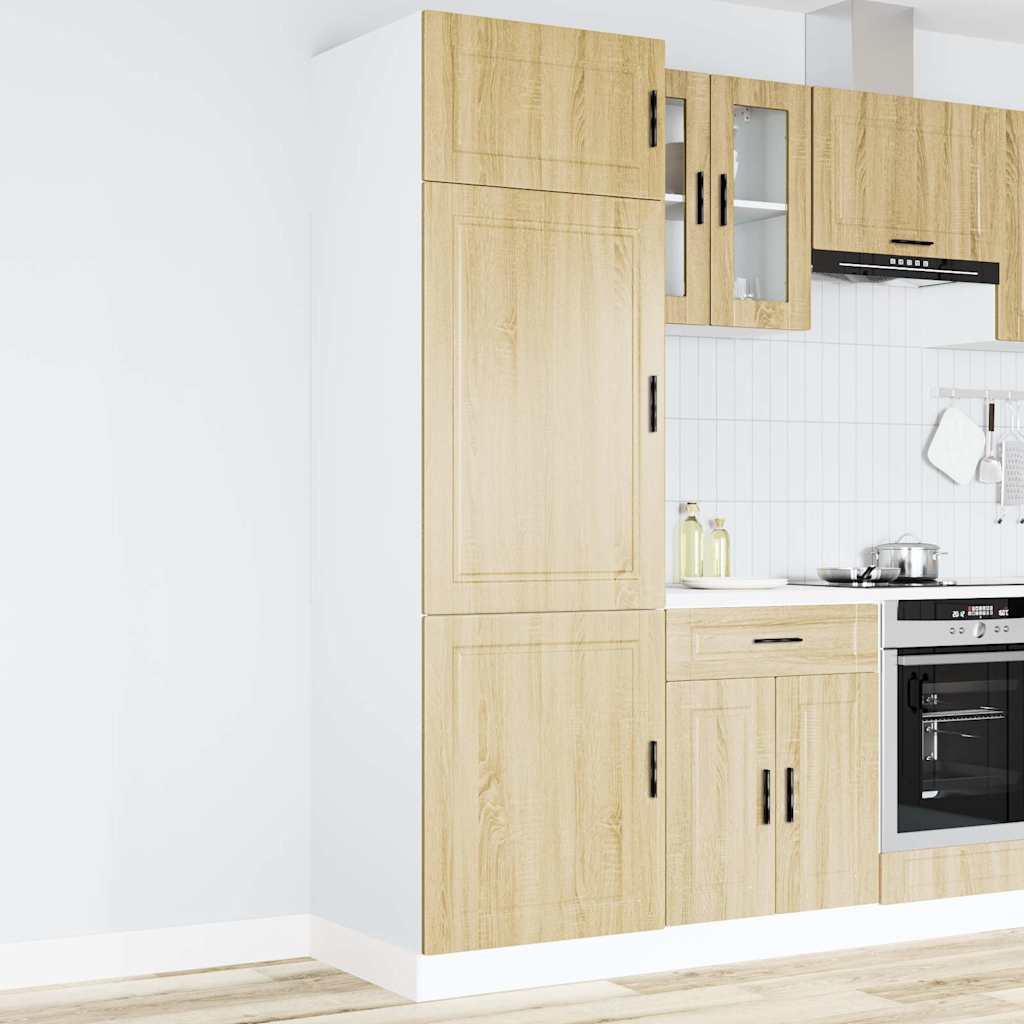vidaXL Mueble de cocina Porto de madera contrachapada roble sonoma