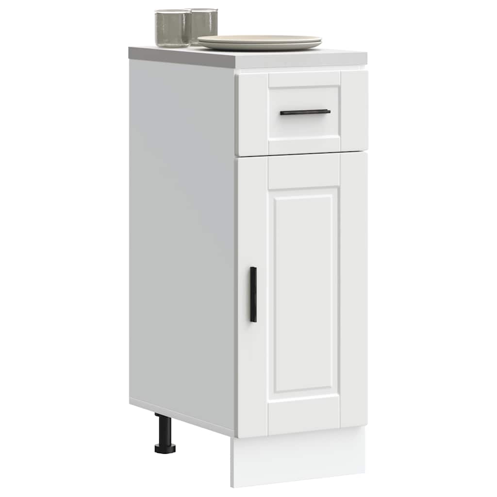 vidaXL Mueble bajo de cocina Porto madera contrachapada blanca