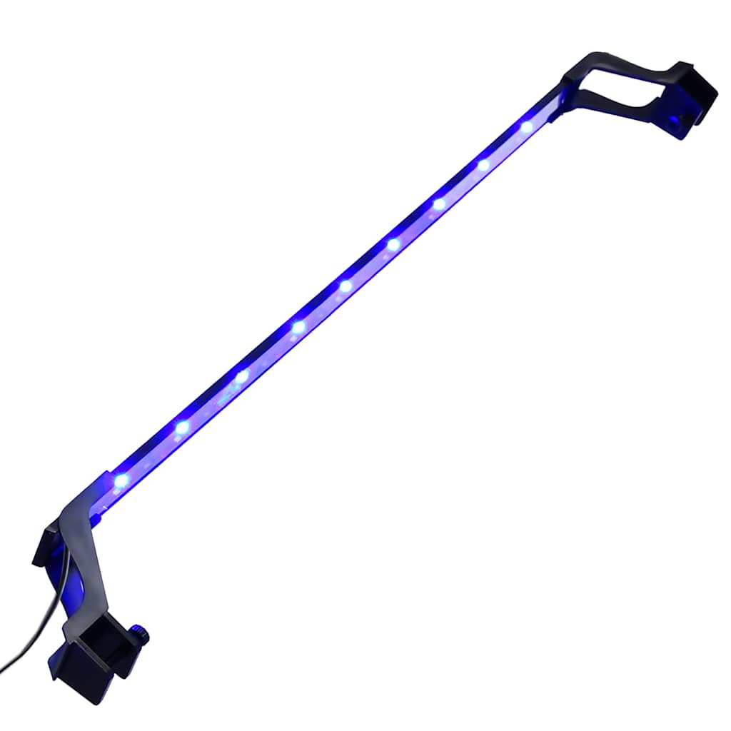 vidaXL Luz LED para acuario con abrazaderas azul y blanco 75-90 cm