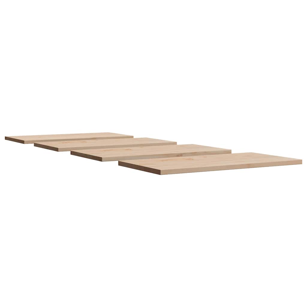vidaXL Tablero de mesa rectangular 4 uds madera de pino 90x45x1,7 cm - Image 5