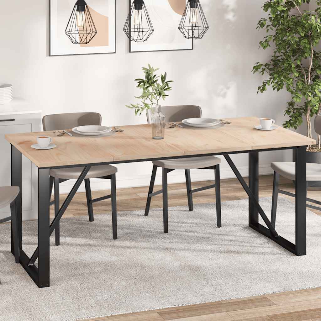 vidaXL Tablero de mesa rectangular 4 uds madera de pino 90x45x2,5 cm