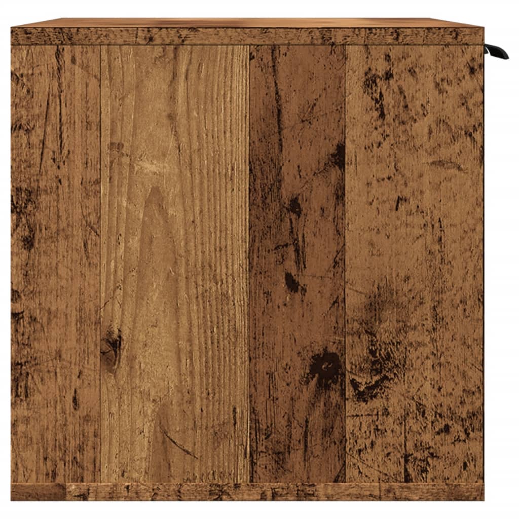 vidaXL Mueble arenero para gatos madera envejecida 60x40x40 cm - Image 6