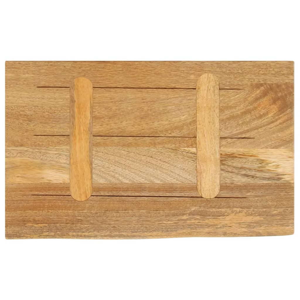 vidaXL Tablero de mesa borde natural madera maciza mango 50x20x2,5 cm - Image 5