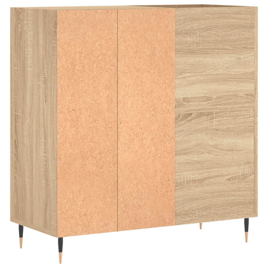 vidaXL Mueble discos madera contrachapada roble Sonoma 84,5x38x89 cm - Image 6