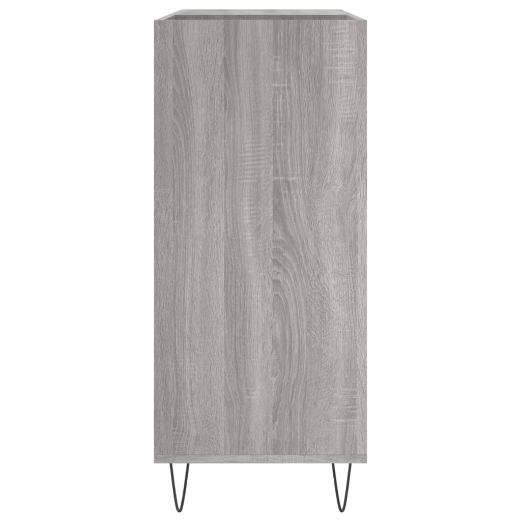 vidaXL Mueble discos madera contrachapada gris Sonoma 84,5x38x89 cm - Image 5