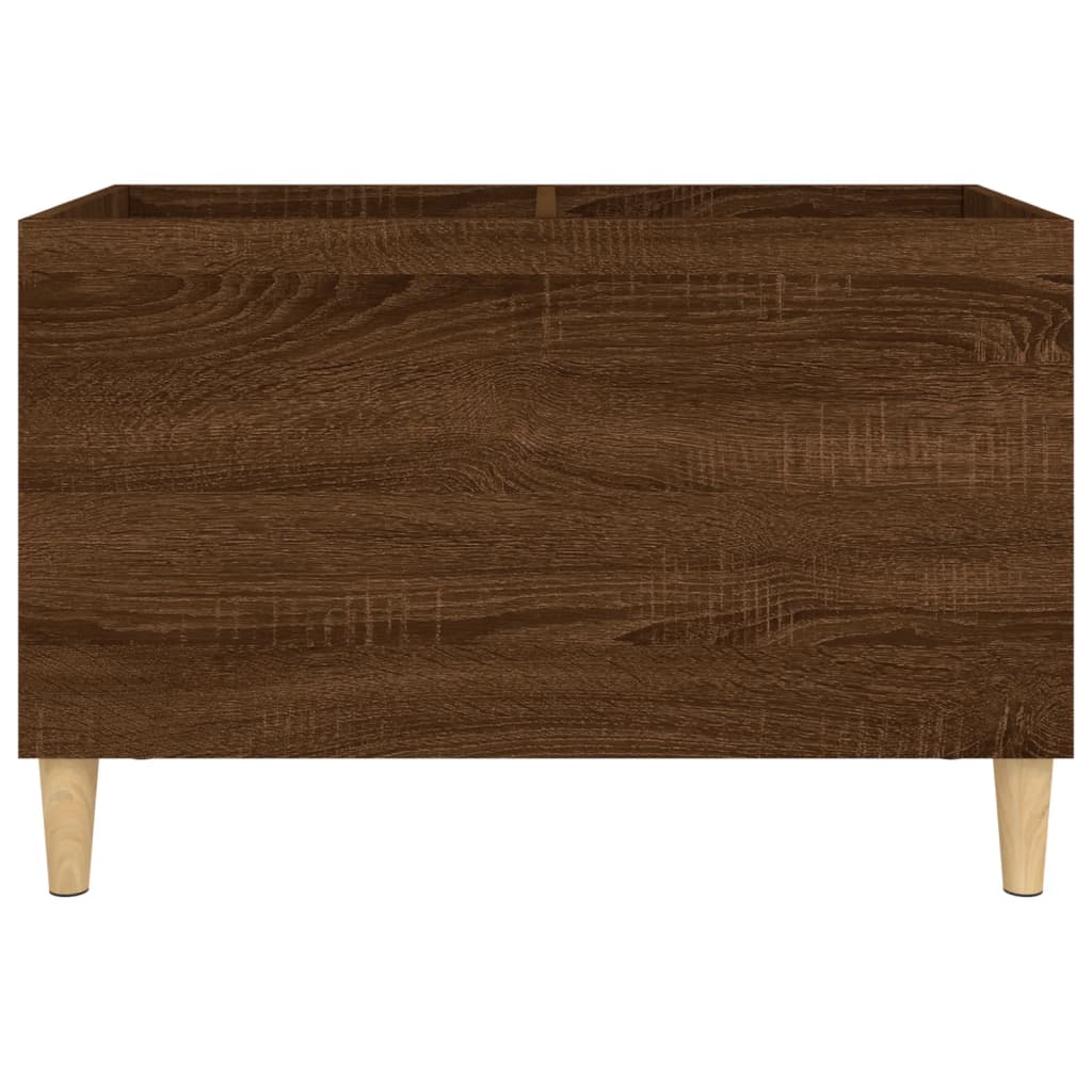 vidaXL Mueble discos madera contrachapada roble marrón 74,5x38x48 cm - Image 5