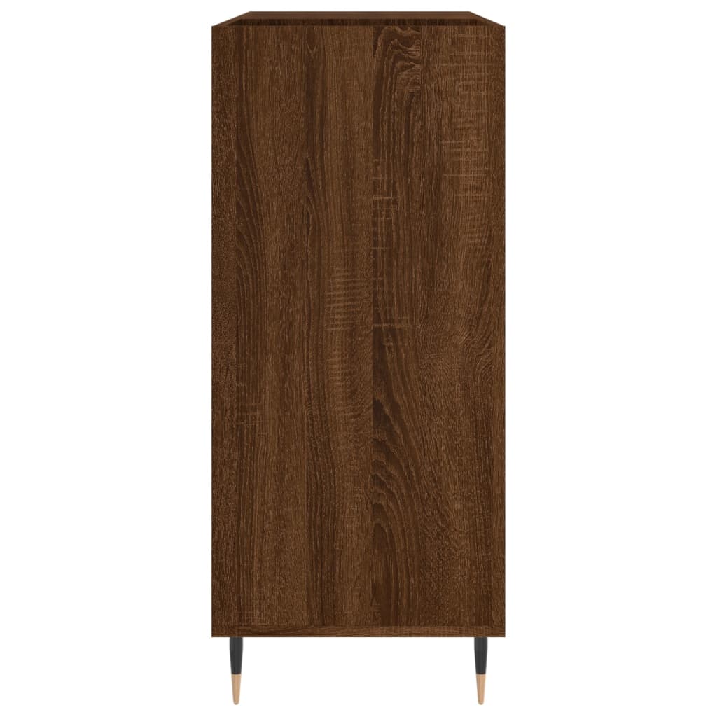 vidaXL Mueble discos madera contrachapada roble marrón 84,5x38x89 cm - Image 5