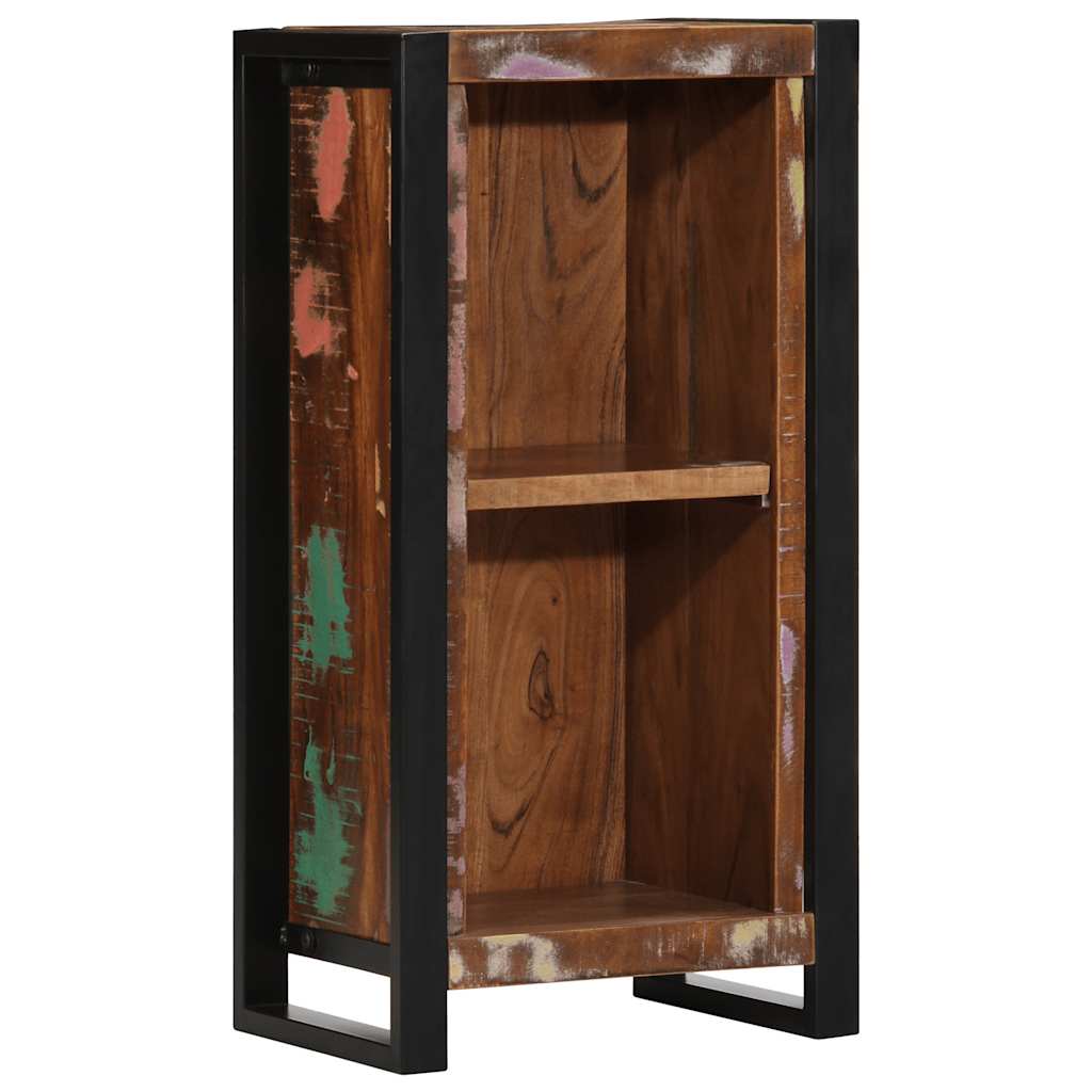 vidaXL Mesita de noche de madera maciza reciclada 40x30x80 cm