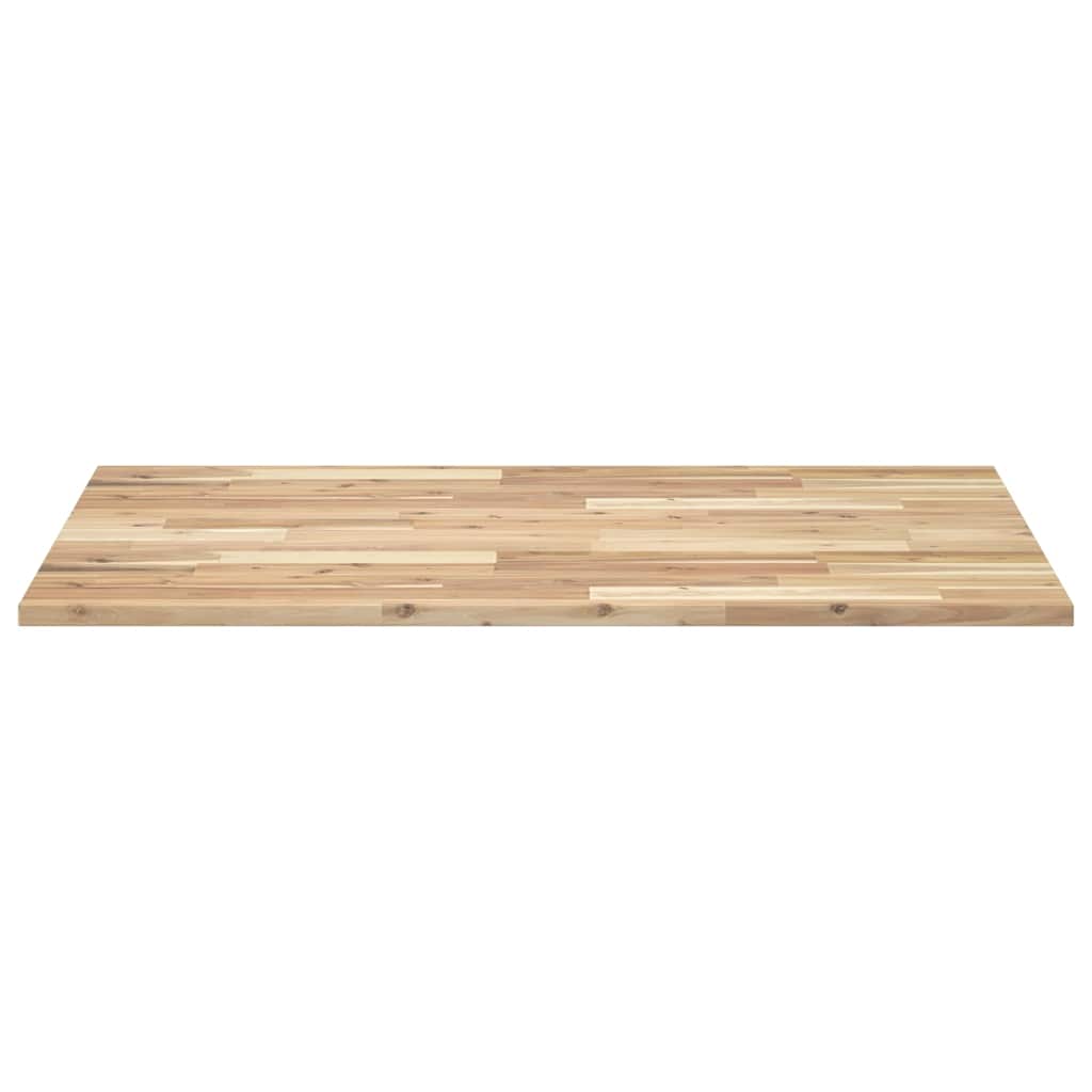 vidaXL Tablero escritorio madera maciza acacia sin tratar 80x70x2 cm - Image 5