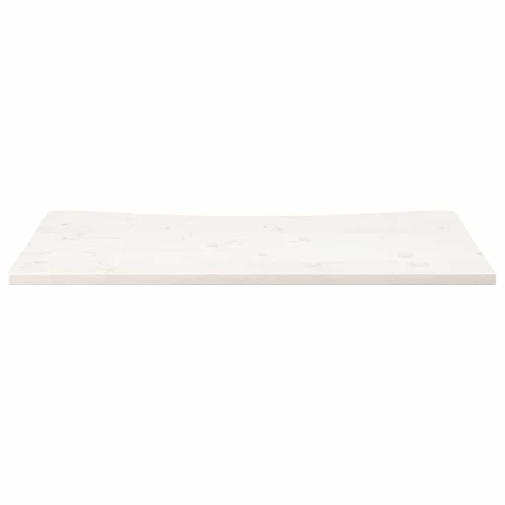 vidaXL Tablero de escritorio madera maciza pino blanco 100x60x2,5 cm - Image 3