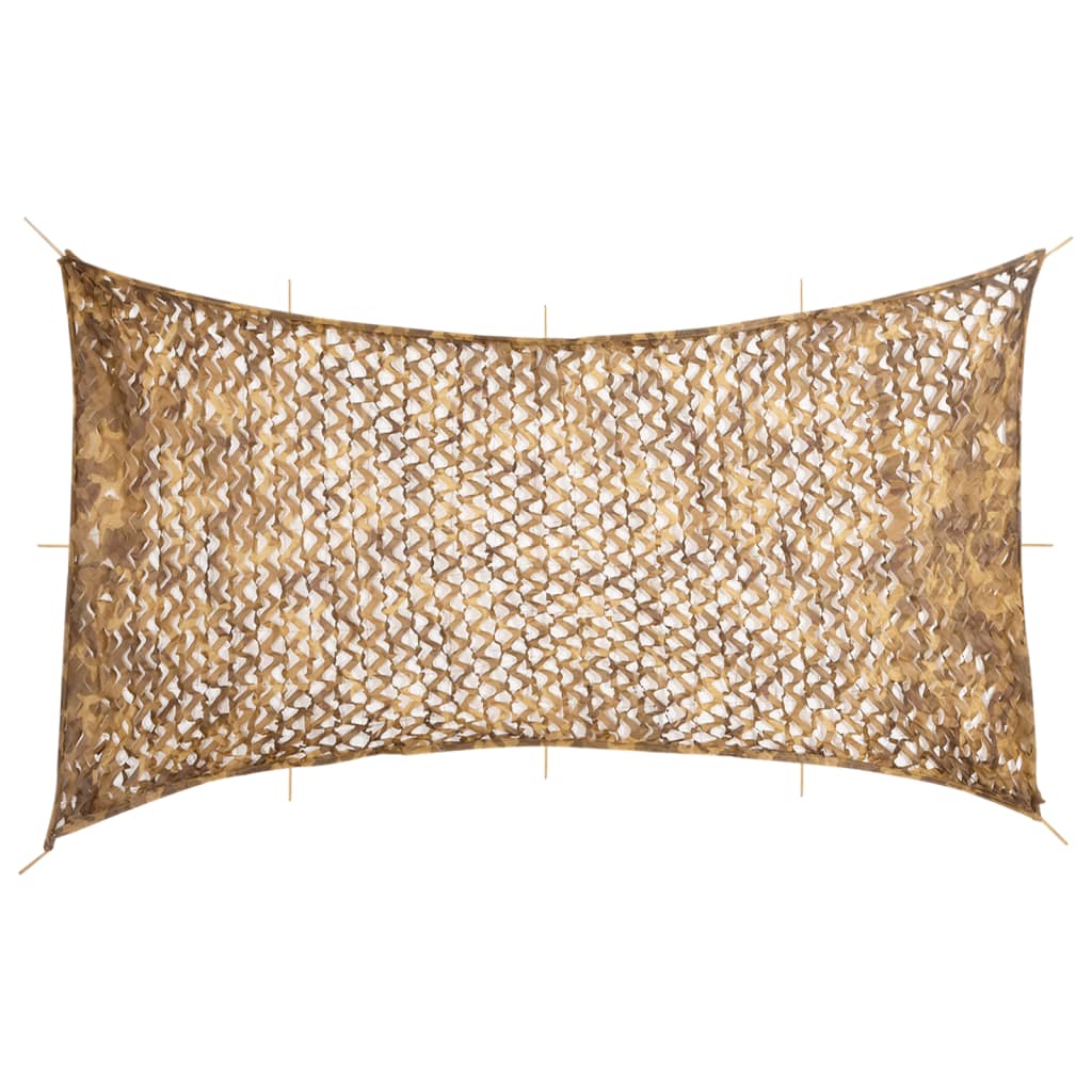 vidaXL Red de camuflaje con bolsa de almacenamiento arena 816x520 cm