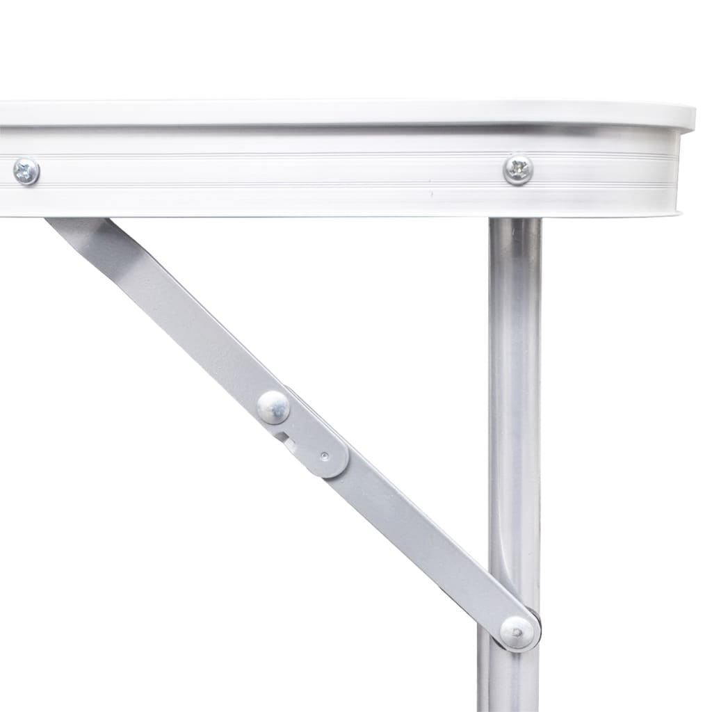 Mesita plegable para camping con estructura de metal, 80 x 60 cm - Image 5
