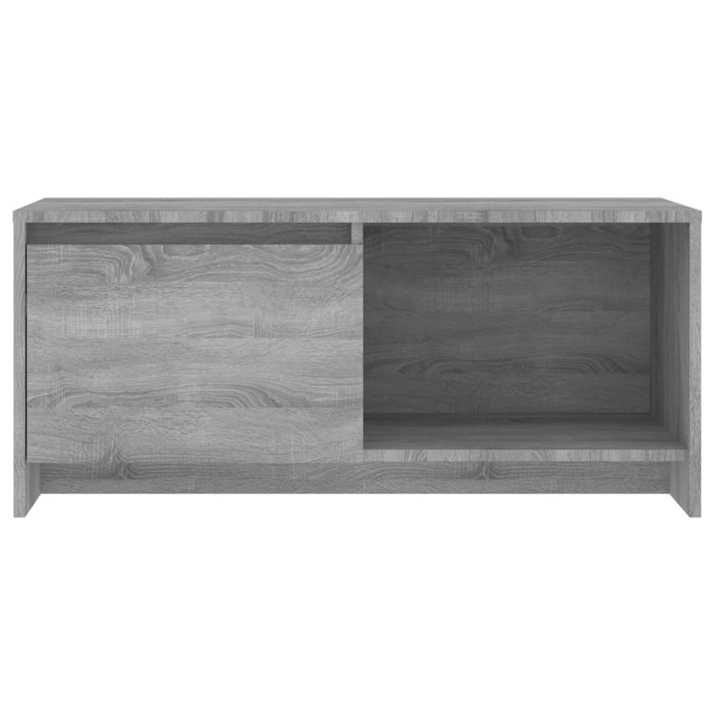 vidaXL Mueble de TV madera de ingeniería gris Sonoma 90x35x40 cm - Image 5