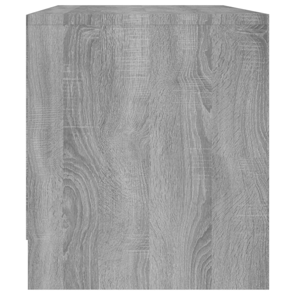 vidaXL Mueble de TV madera de ingeniería gris Sonoma 90x35x40 cm - Image 6