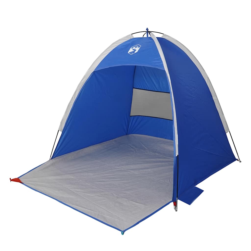 vidaXL Tienda de playa para 3 personas impermeable azul celeste - Image 4