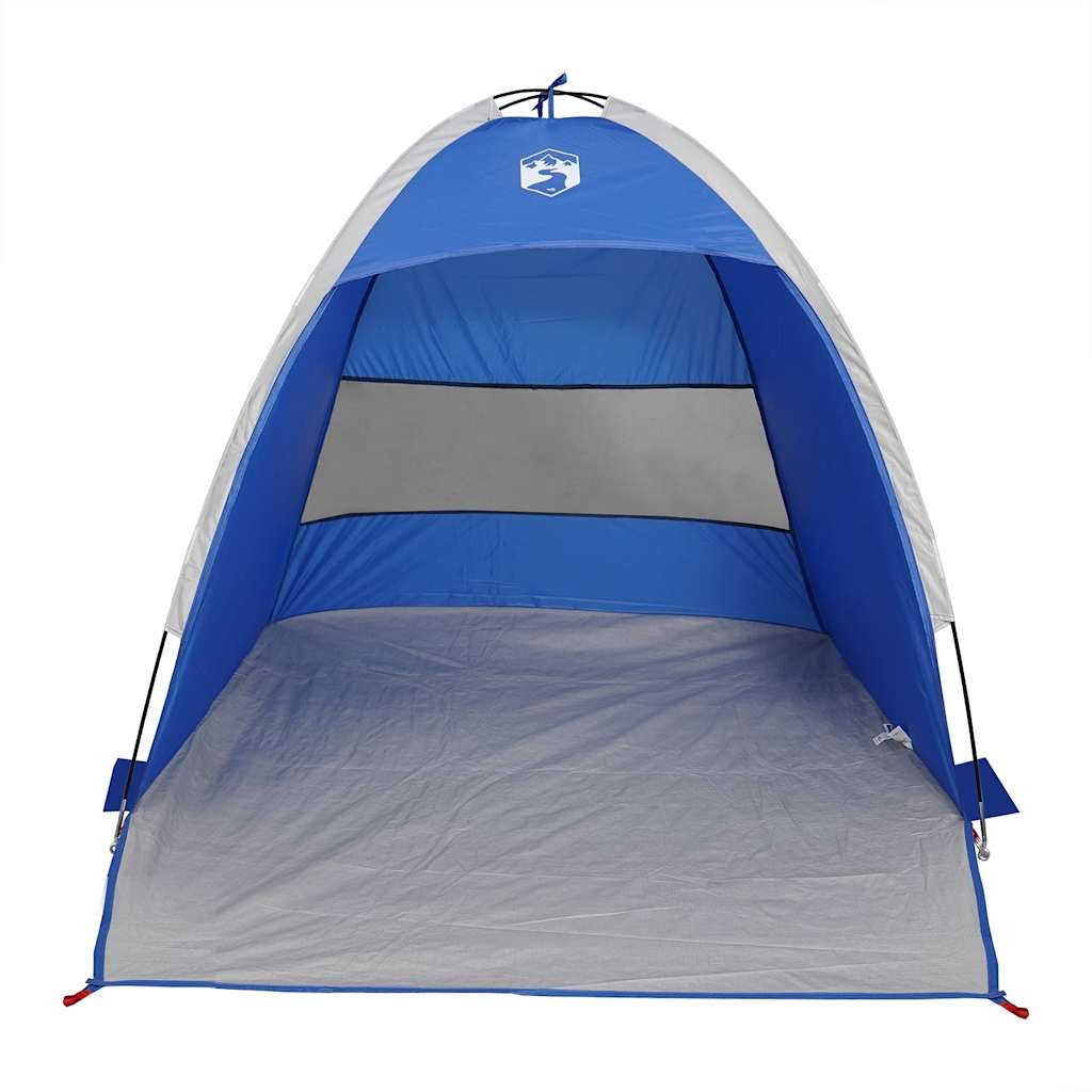 vidaXL Tienda de playa para 3 personas impermeable azul celeste - Image 5
