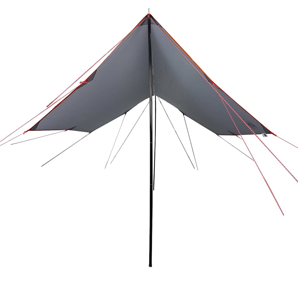 vidaXL Lona de camping impermeable naranja 460x305x210 cm - Image 3