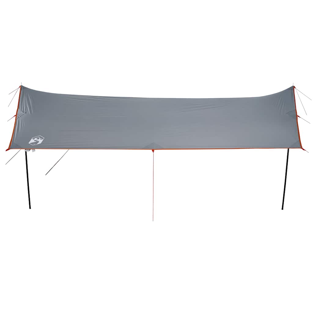 vidaXL Lona de camping impermeable naranja 460x305x210 cm - Image 5