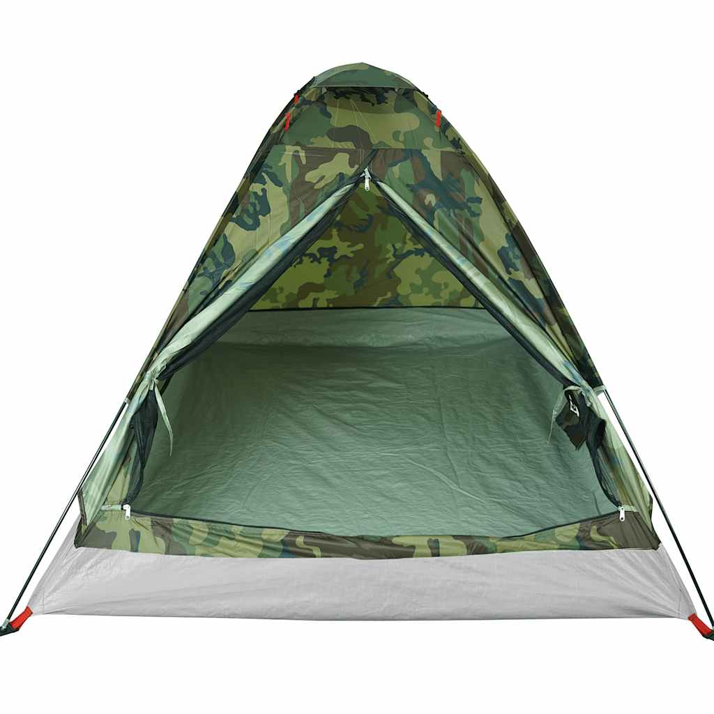 vidaXL Tienda de campaña iglú para 2 personas impermeable camuflaje - Image 6