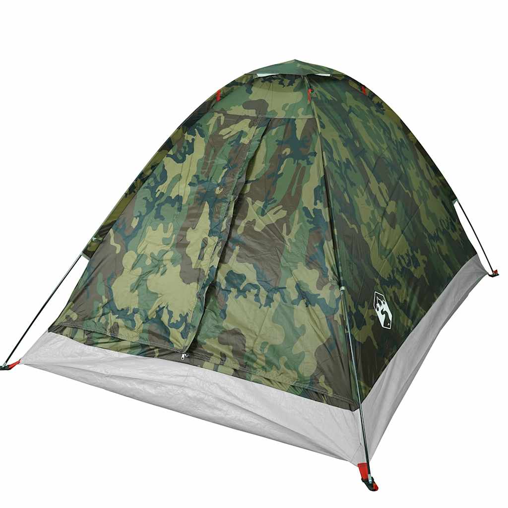 vidaXL Tienda de campaña iglú para 2 personas impermeable camuflaje - Image 5